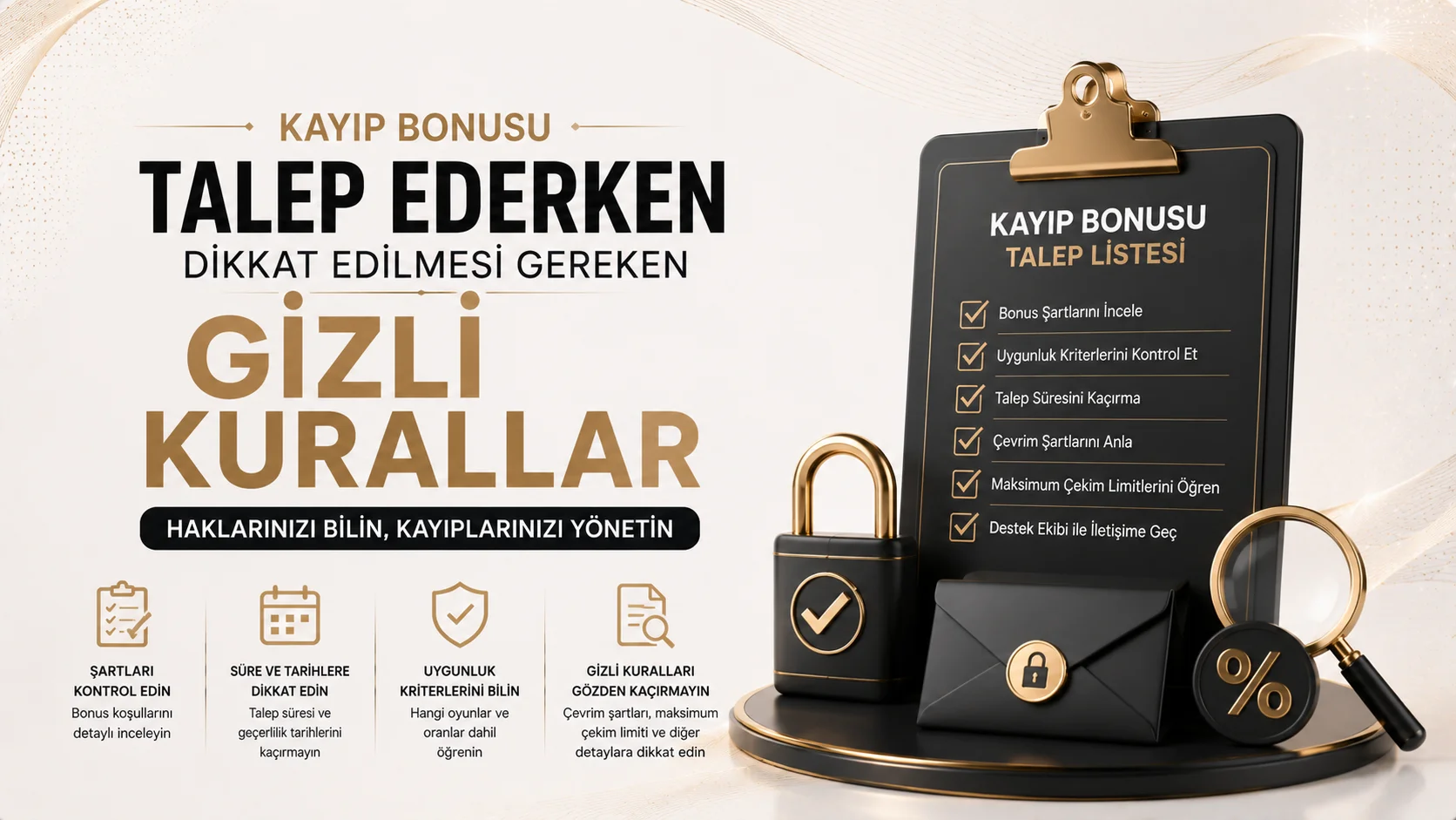 Kayıp Bonusu Talep Ederken Dikkat Edilmesi Gereken Gizli Kurallar
